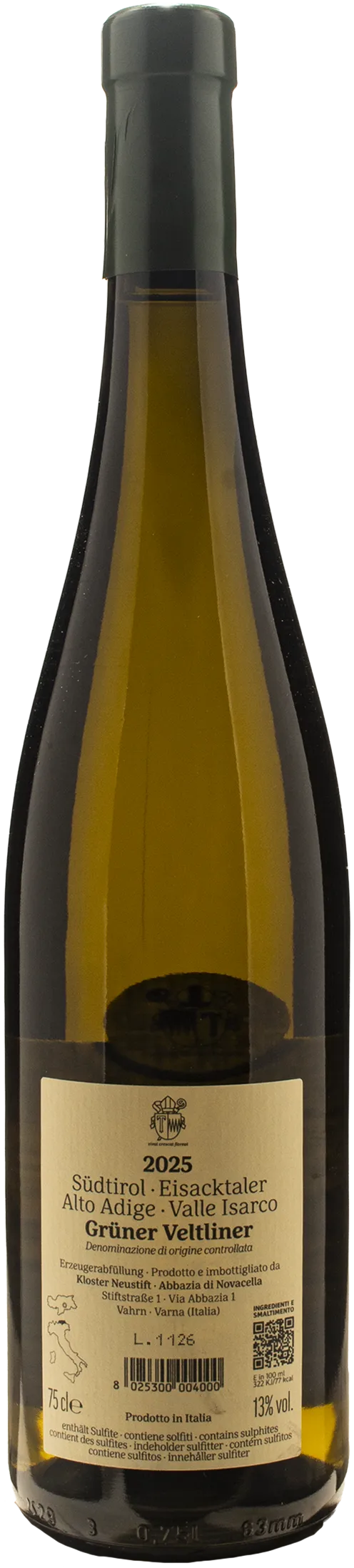 Abbazia di Novacella Alto Adige Gruner Veltliner 2025