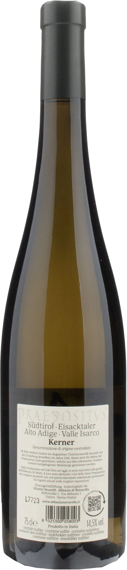 Abbazia di Novacella Praepositus Valle Isarco Kerner 2022