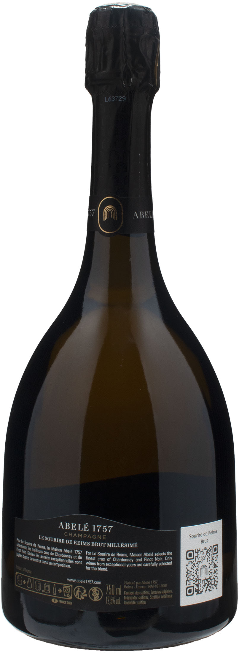 Abelé 1757 Champagne Le Sourire de Reims Brut Millesime 2009