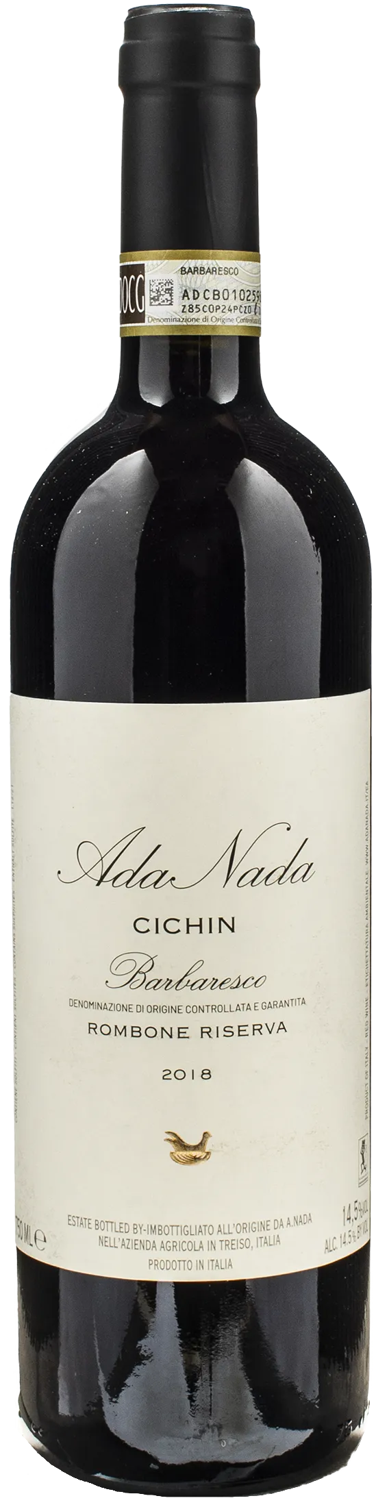 Ada Nada Barbaresco Riserva Rombone Cichin 2018