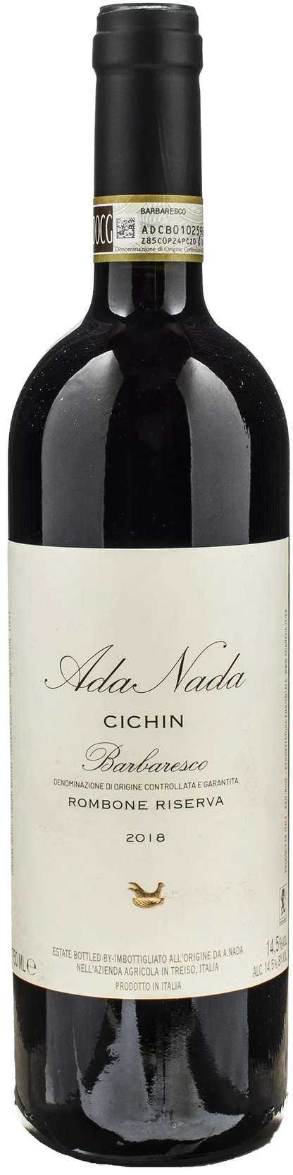 Ada Nada Barbaresco Riserva Rombone Cichin 2018