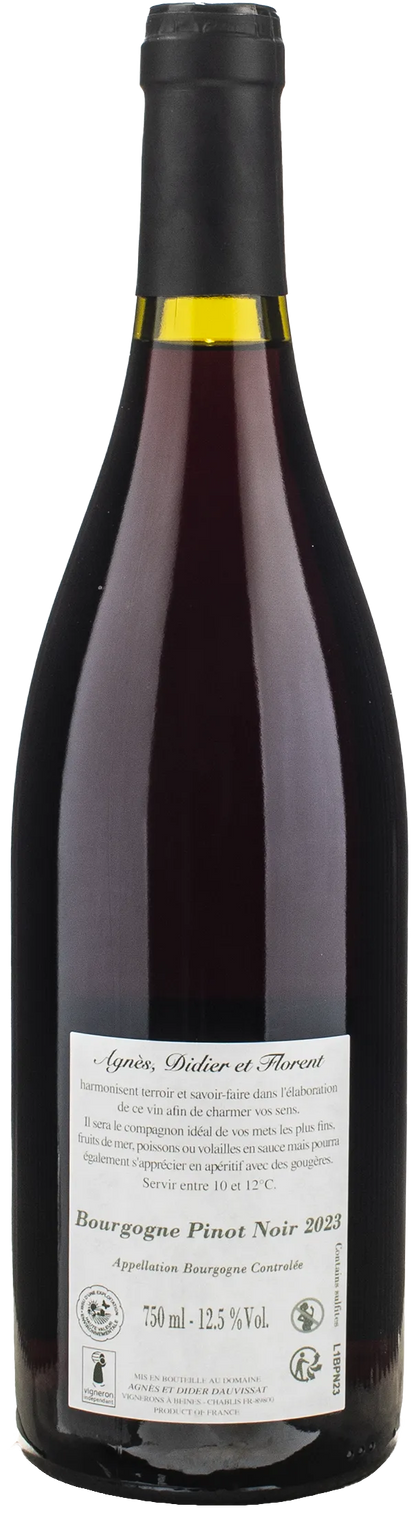 Agnes et Didier Dauvissat Bourgogne Pinot Noir 2023