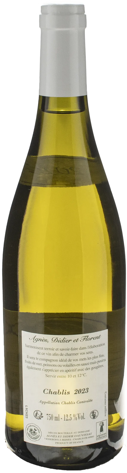 Agnes et Didier Dauvissat Chablis Les Breches de Fye 2023