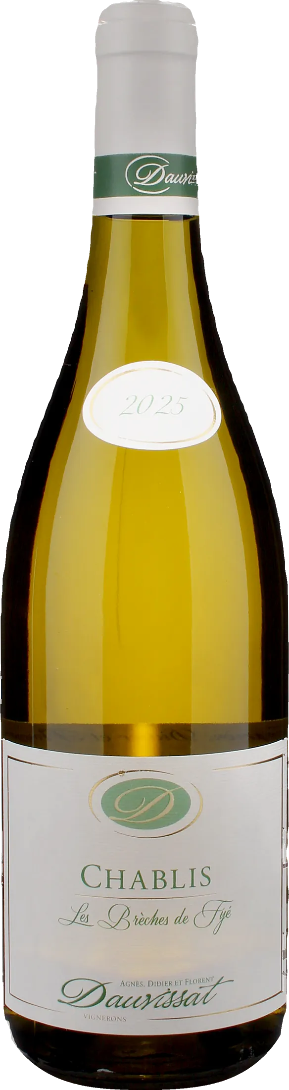 Agnes et Didier Dauvissat Chablis Les Breches de Fye 2025