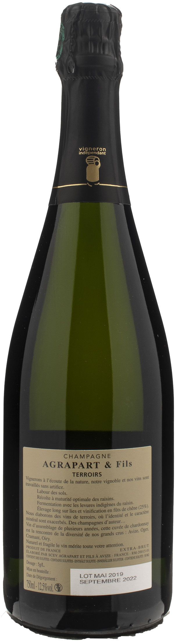 Agrapart Champagne Grand Cru Blanc de Blancs Terroirs Extra Brut