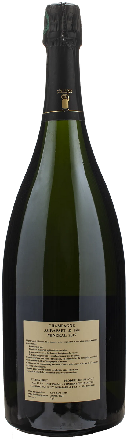 Agrapart & Fils Champagne Grand Cru Blanc de Blancs Extra Brut Mineral Magnum 2017