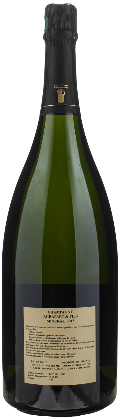 Agrapart & Fils Champagne Grand Cru Blanc de Blancs Extra Brut Mineral Magnum 2018