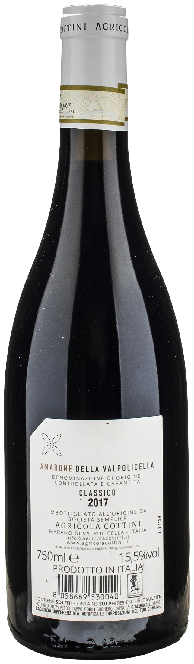 Agricola Cottini Amarone della Valpolicella Classico 2017