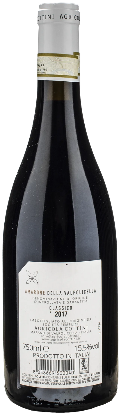 Agricola Cottini Amarone della Valpolicella Classico 2017