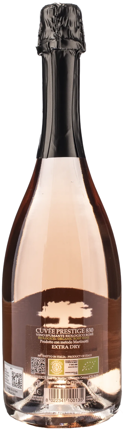 Agriverde 830 Spumante Rosé Extra Dry Cuvée Prestige Bio