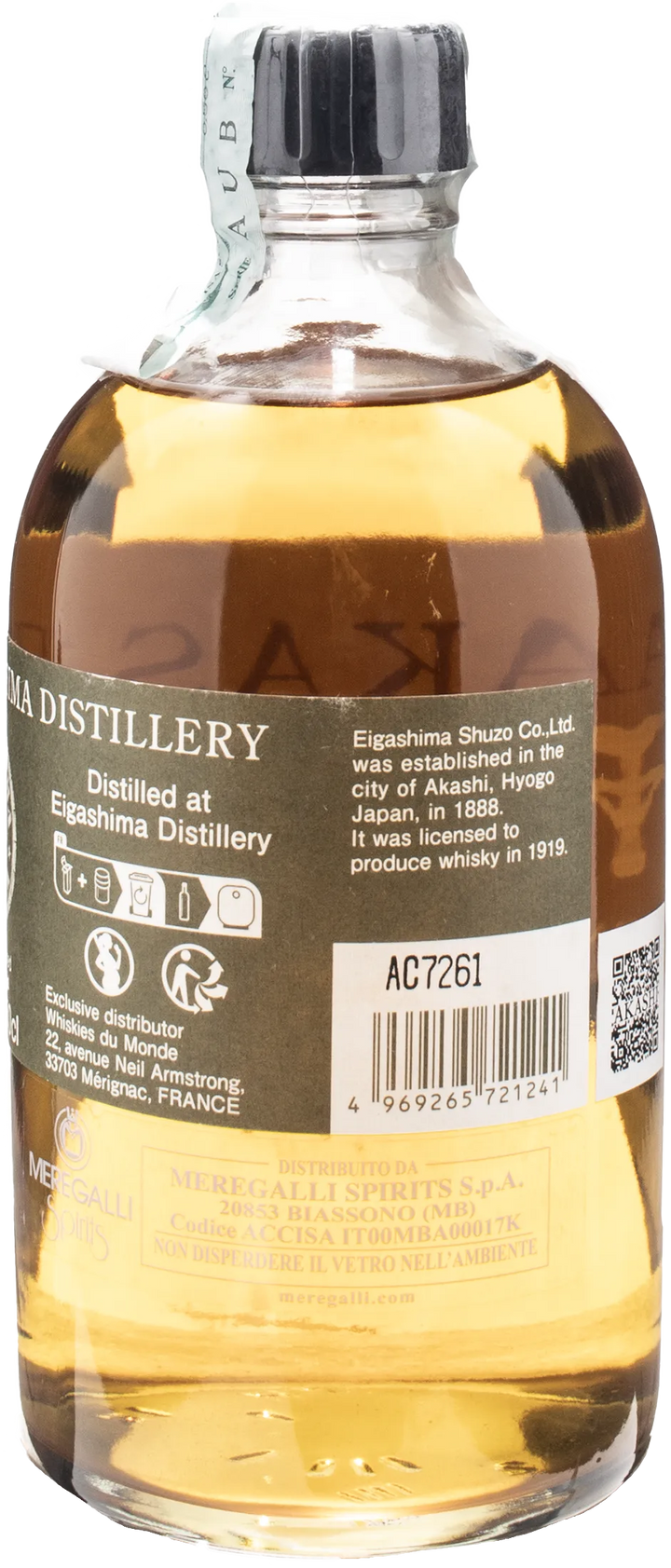 Akashi Japanese Single Malt Whisky 0.5L