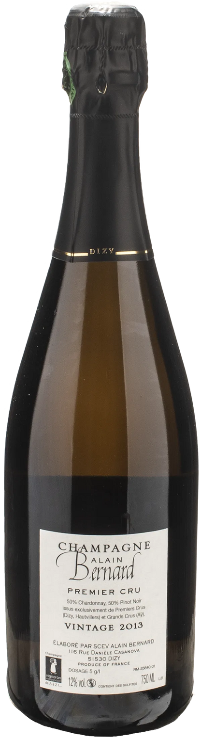 Alain Bernard Champagne 1er Cru Millesime 2013