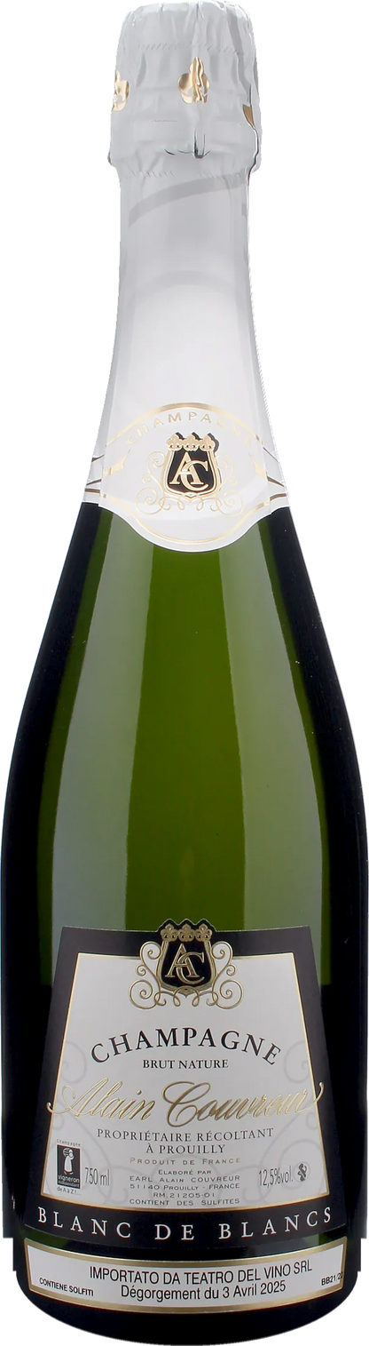 Alain Couvreur Champagne Blanc De Blancs Brut Nature