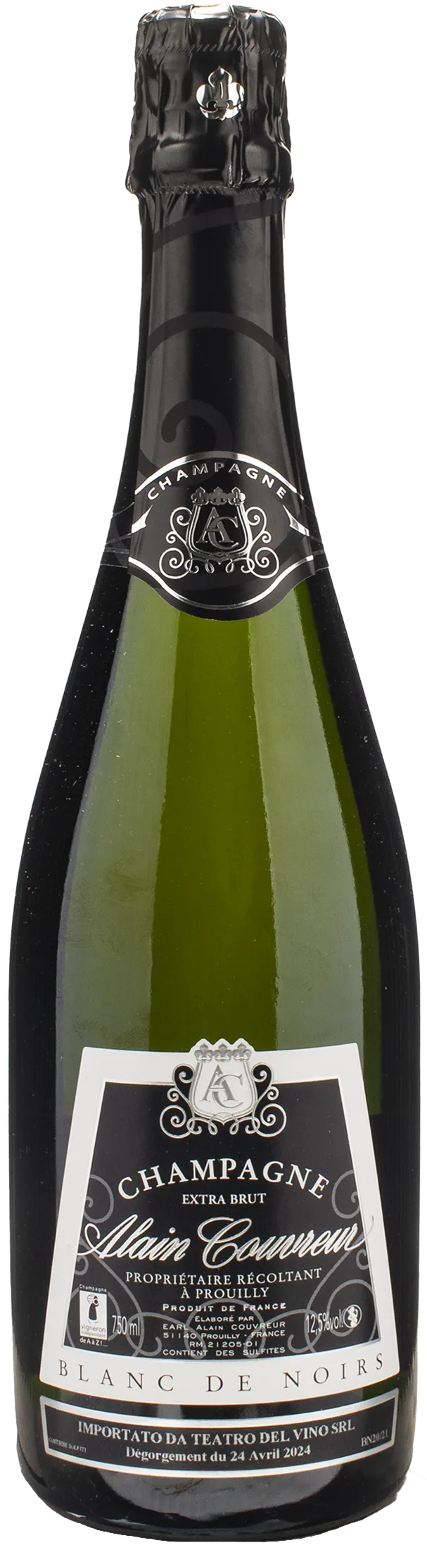 Alain Couvreur Champagne Blanc De Noirs Extra Brut