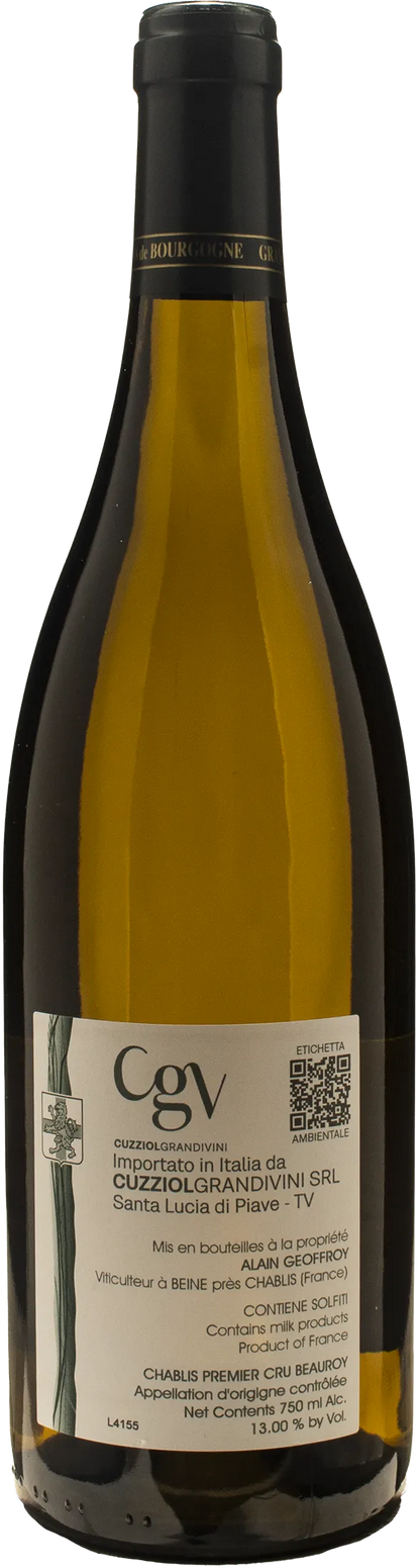 Alain Geoffroy Chablis 1er Cru Beauroy 2023
