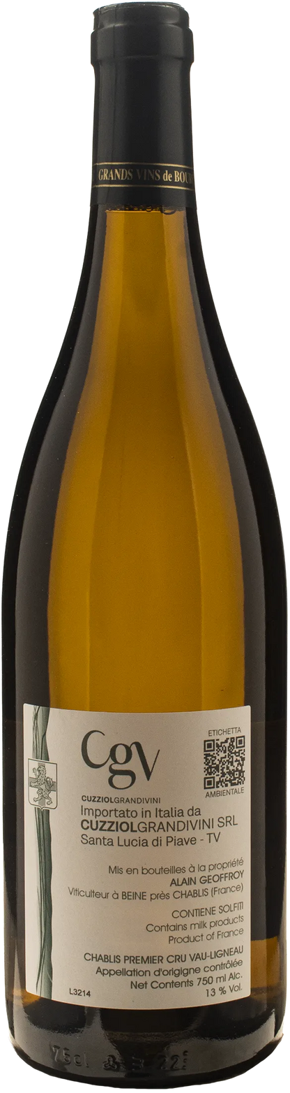 Alain Geoffroy Chablis 1er Cru Vau Ligneau 2022