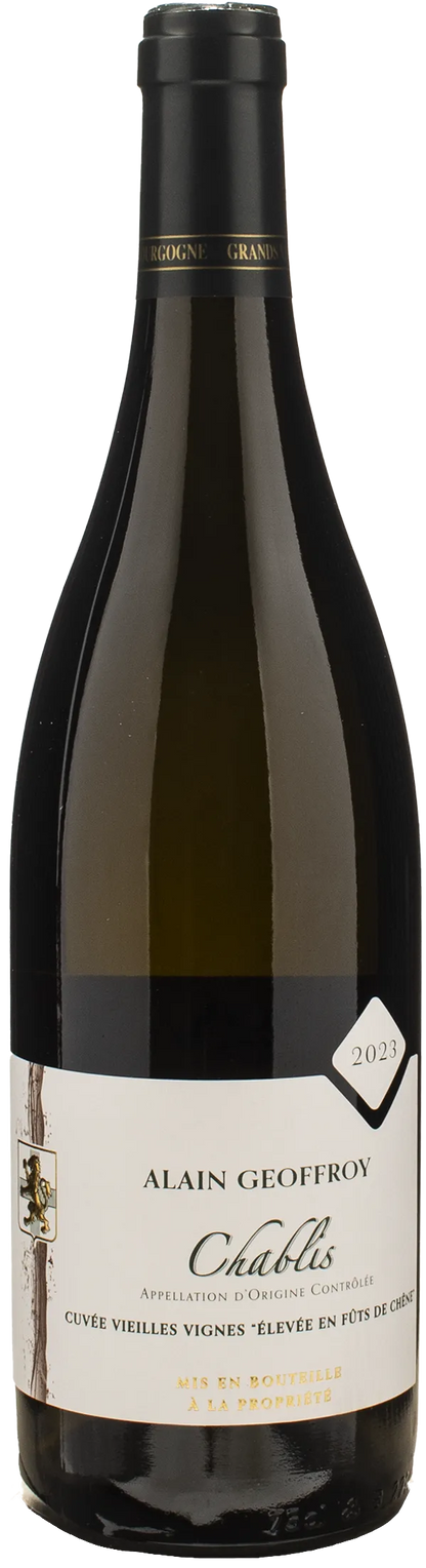 Alain Geoffroy Chablis Wlevee en futs de chene Cuvee Vieilles Vignes 2023