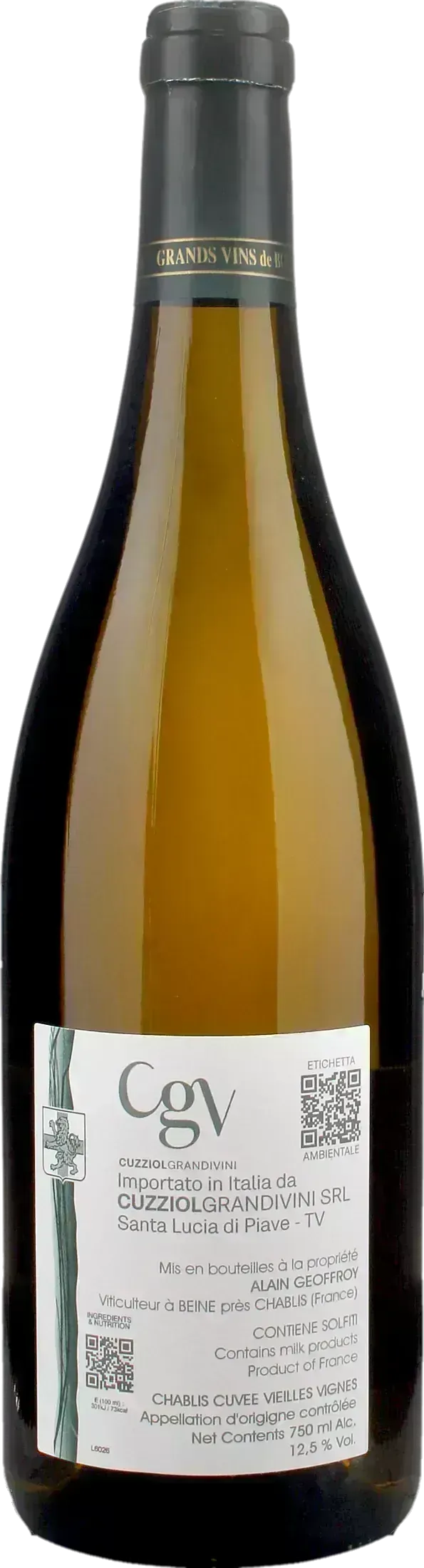 Alain Geoffroy Chablis Vieilles Vignes 2024