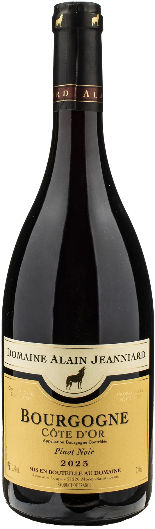 Alain Jeanniard Bourgogne Cote d'Or Pinot Noir 2023