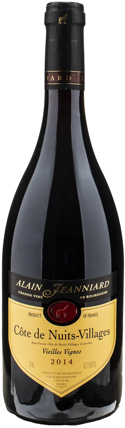 Alain Jeanniard Cote de Nuits Villages Vieillies Vignes 2014