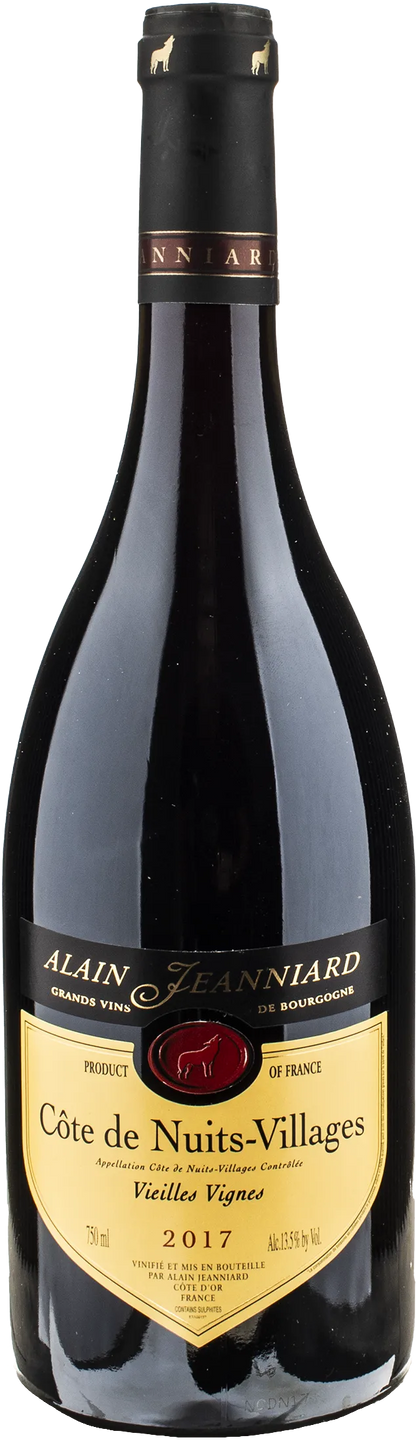 Alain Jeanniard Cote de Nuits Villages Vieillies Vignes 2017