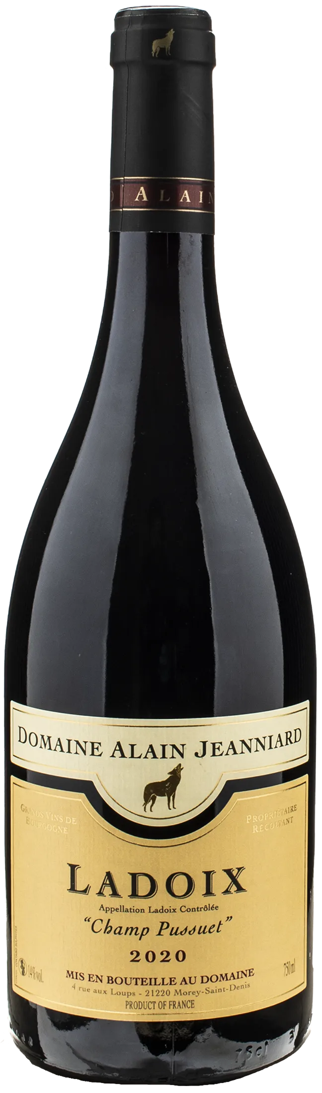 Alain Jeanniard Ladoix Champ Pussuet 2020
