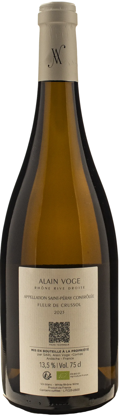 Alain Voge Saint Peray Fleur de Crussol 2023