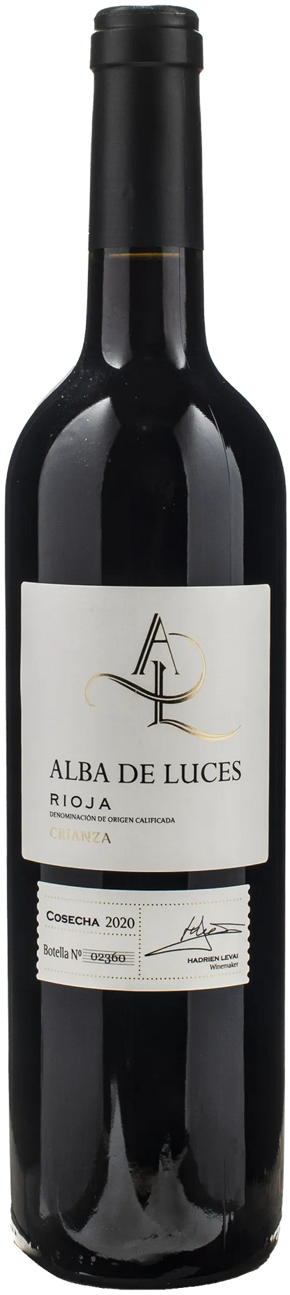 Alba de Luces Tempranillo Rioja Crianza 2020