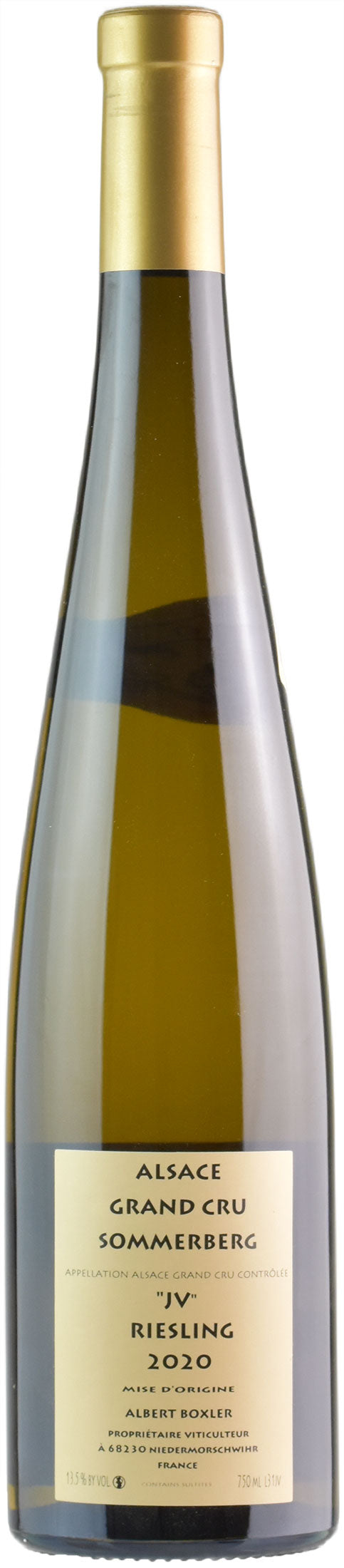Albert Boxler Alsace Riesling Grand Cru Sommerberg JV 2020