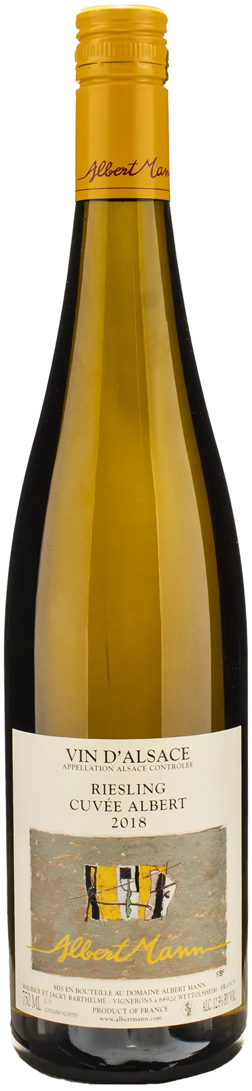 Albert Mann Riesling Cuvee Albert 2018