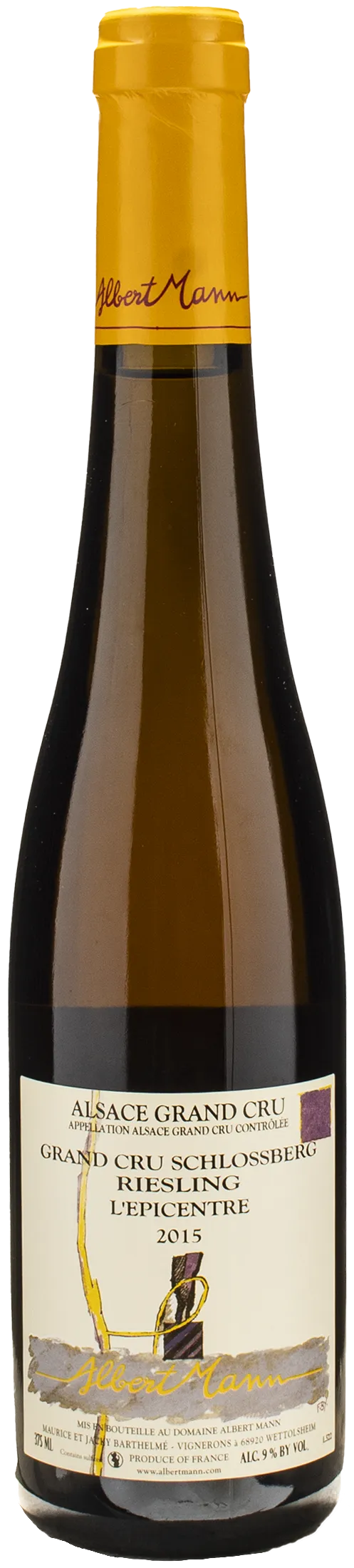 Albert Mann Riesling Grand Cru Schlossberg L'Epicentre 0.375L 2015