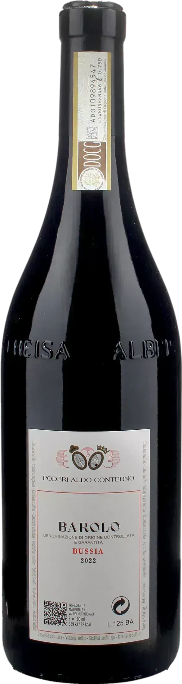 Aldo Conterno Barolo Bussia 2022