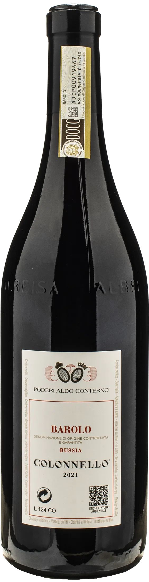 Aldo Conterno Barolo Bussia Colonnello 2021