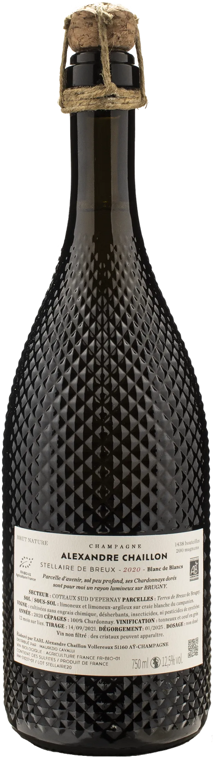 Alexandre Chaillon Champagne Stellaire de Breux Blanc de Blancs Brut Nature 2020
