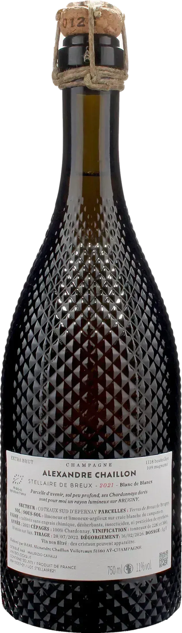 Alexandre Chaillon Champagne Stellaire de Breux Blanc de Blancs Extra Brut 2021