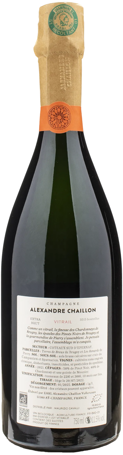 Alexandre Chaillon Champagne Vitrail Extra Brut