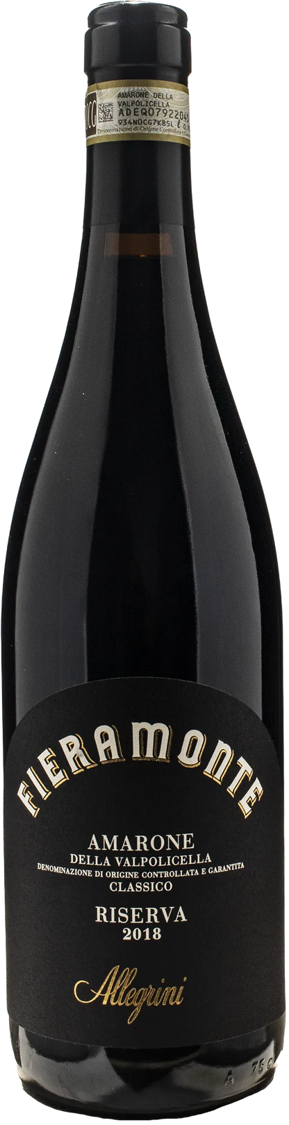 Allegrini Amarone della Valpolicella Classico Fieramonte Riserva 2018