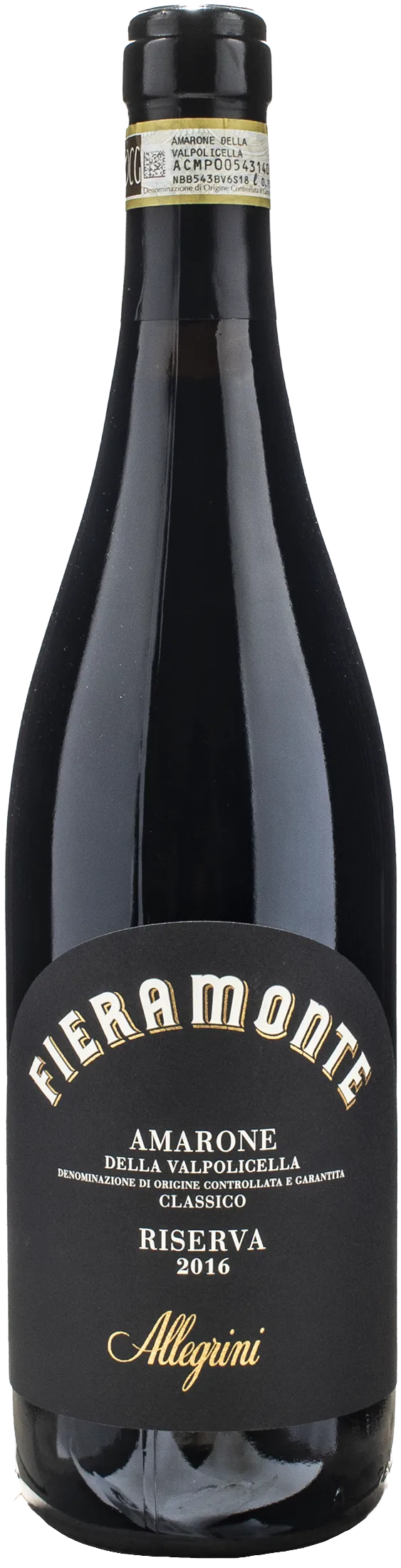 Allegrini Amarone della Valpolicella Classico Fieramonte Riserva 2016