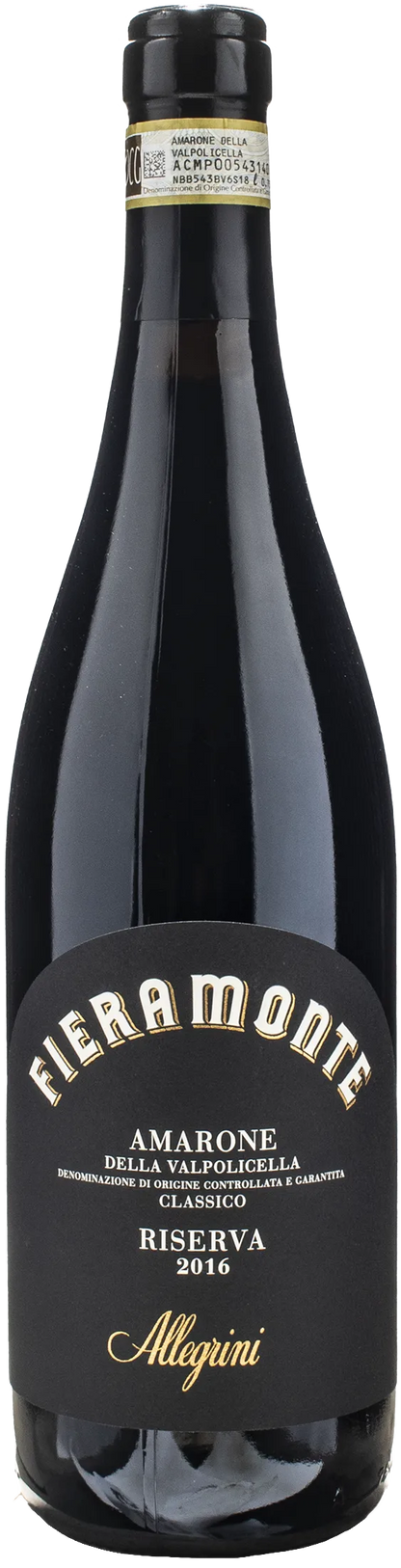 Allegrini Amarone della Valpolicella Classico Fieramonte Riserva 2016
