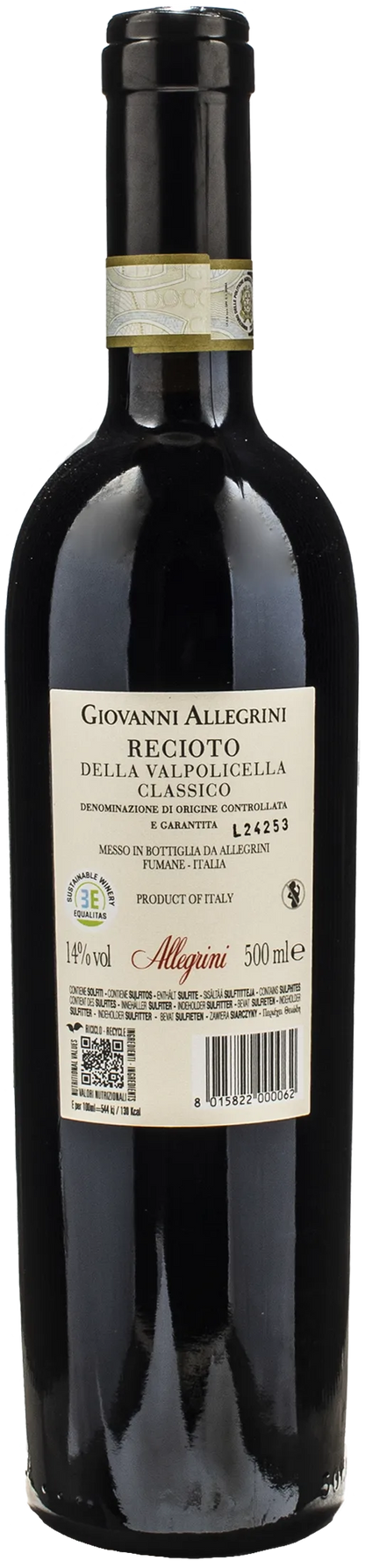 Allegrini Recioto della Valpolicella Classico Giovanni Allegrini 0,5L 2019