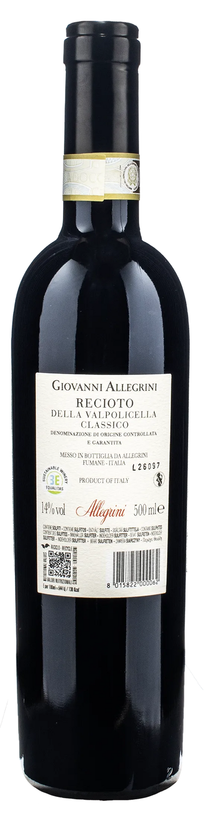 Allegrini Recioto della Valpolicella Classico Giovanni Allegrini 0.5L 2021