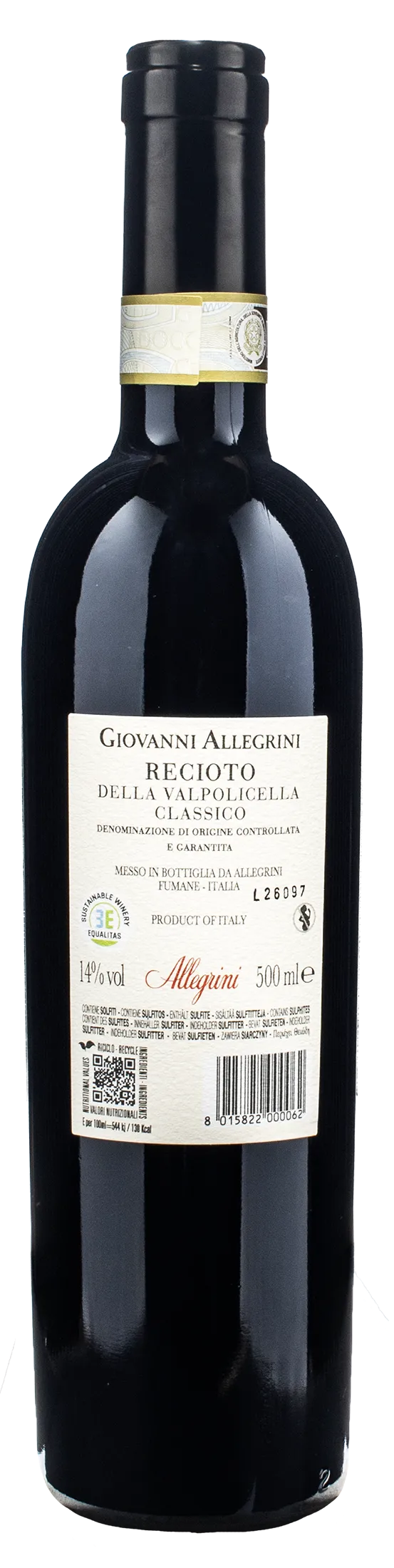 Allegrini Recioto della Valpolicella Classico Giovanni Allegrini 0.5L 2021