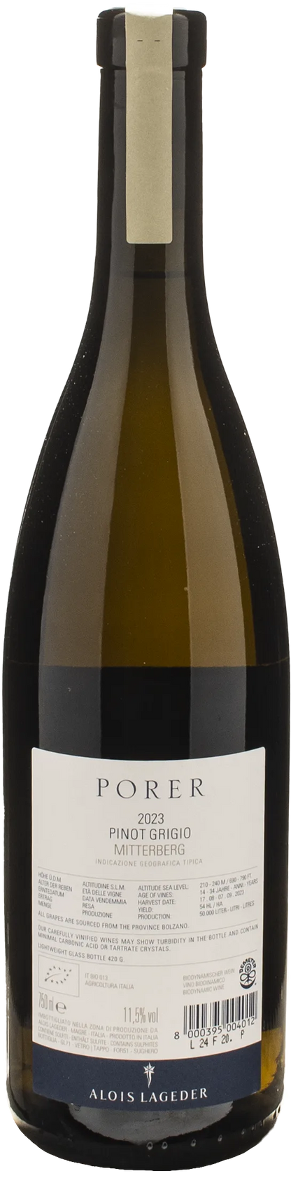 Alois Lageder Pinot Grigio Porer 2023