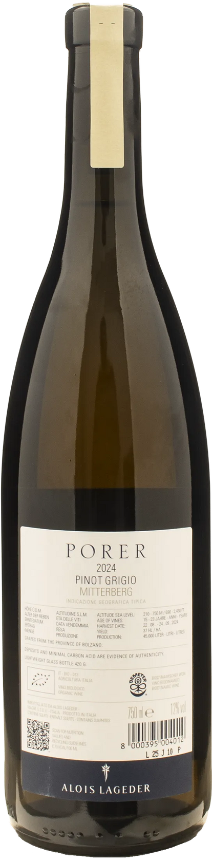 Alois Lageder Pinot Grigio Porer 2024