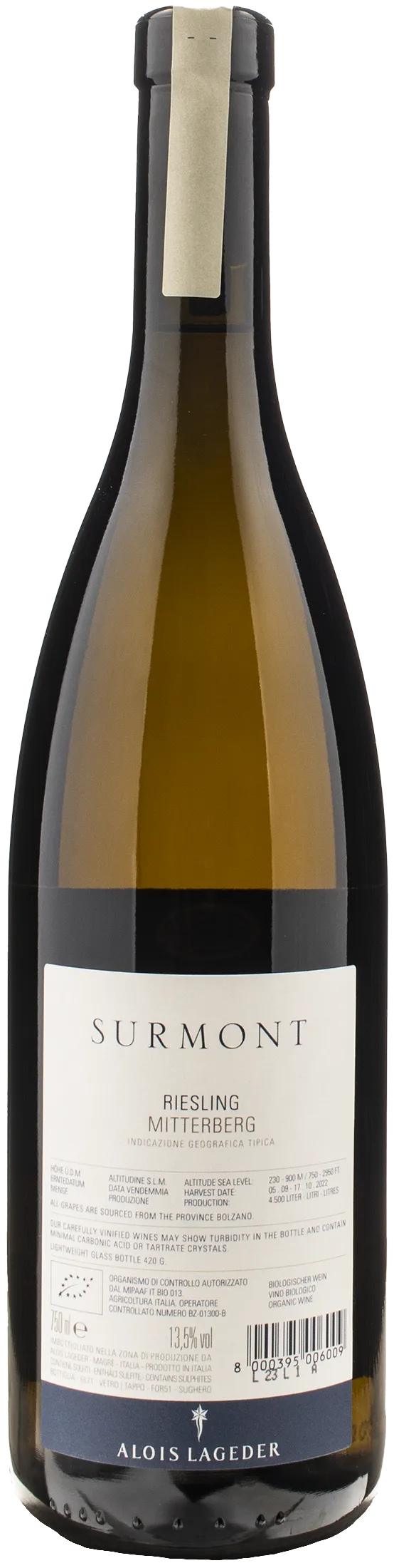 Alois Lageder Surmont Riesling 2022
