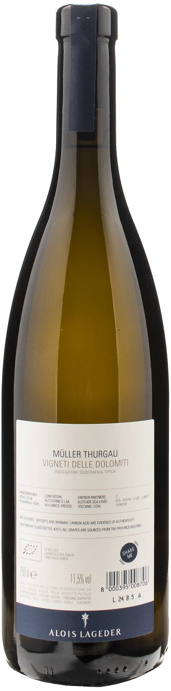 Alois Lageder Valle Isarco Müller Thurgau 2023