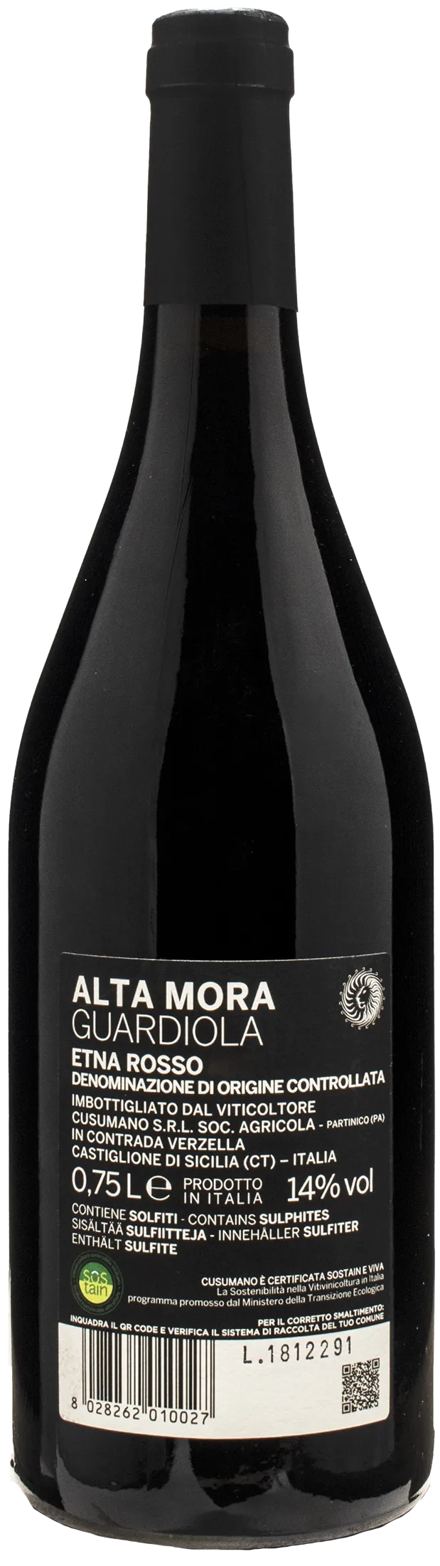 Alta Mora Etna Rosso Guardiola 2019