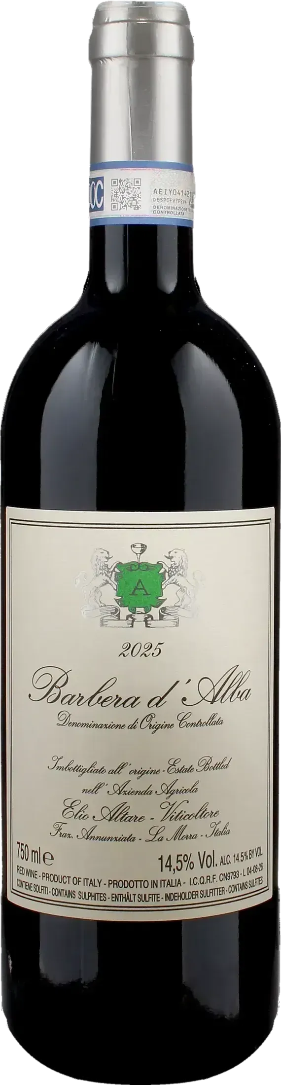 Altare Elio Barbera d'Alba 2025