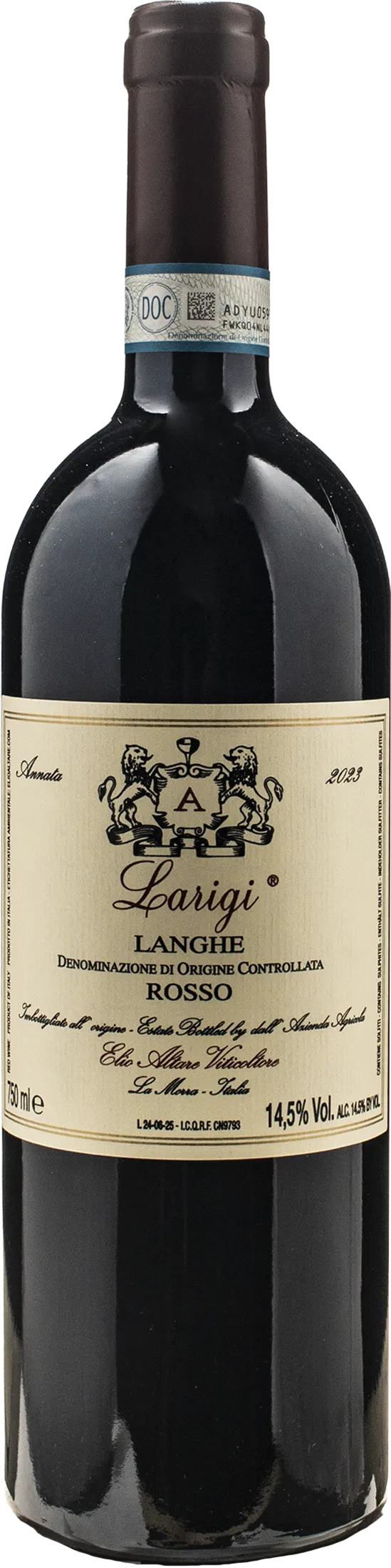 Altare Elio Langhe Rosso Larigi 2023