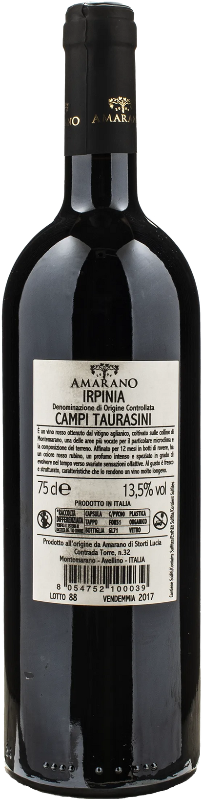 Amarano Irpinia Campi Taurasini Malambruno 2017